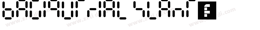 BAGIQUtrial slant字体字体转换